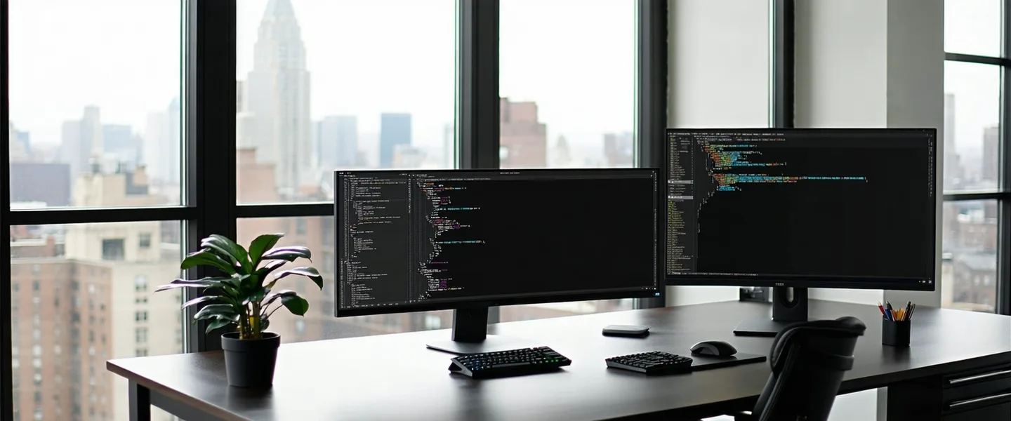 Modern software engineering workspace in New York